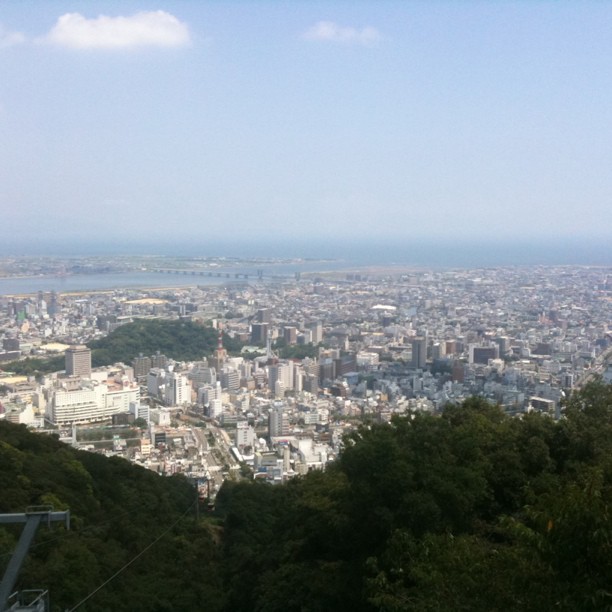 Tokushima vu d’en haut !