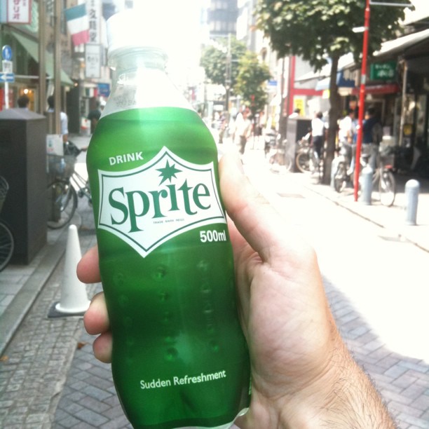 Sprite arrive au Japon !