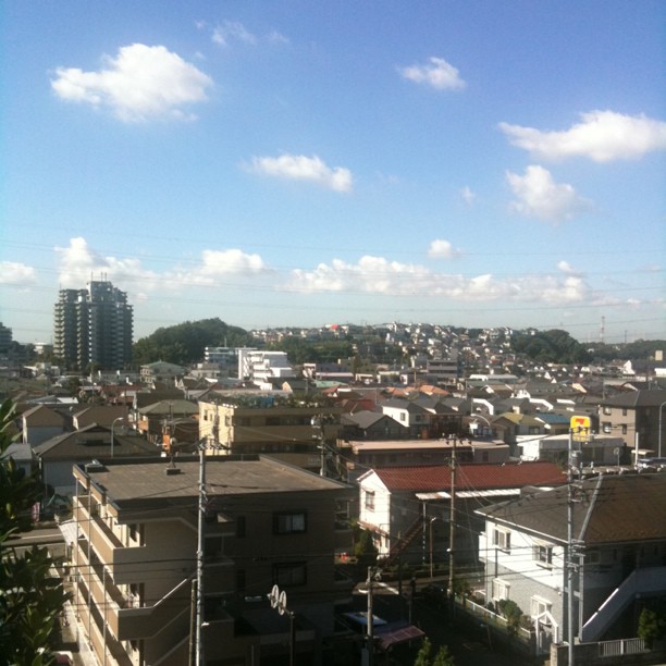 Et voilà ! Ciel bleu ! L’après typhon a toujours ce côté étrange…