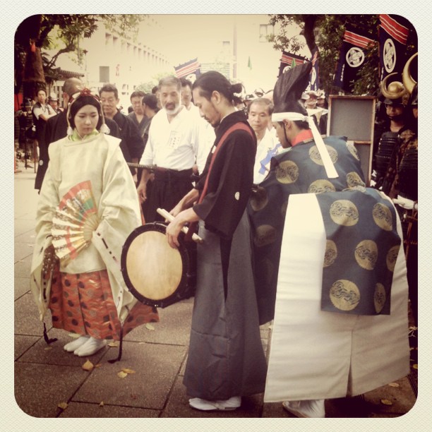 Défilé de Samourai au sanctuaire Yasukuni