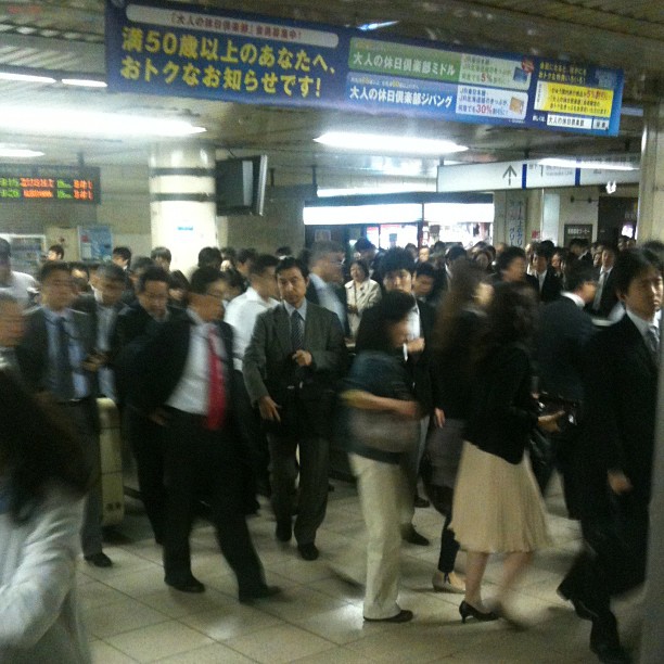 J’ose même pas imaginer si Big One avait lieu pendant le rush hour tokyoïte…