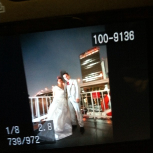 Fin de journée du shooting photo « Lune de Miel à Tokyo » avec @Misaki94