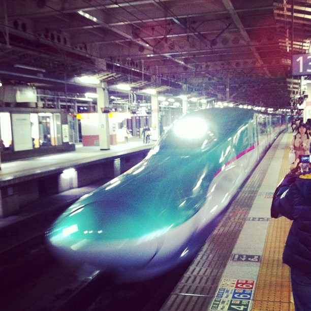 Shinkansen E5 qui fait le Nord du Japon.