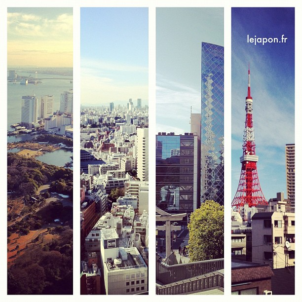 Journée sur les toits de Tokyo avec @loeildutako (en formation pour le Hiroshima Safari)