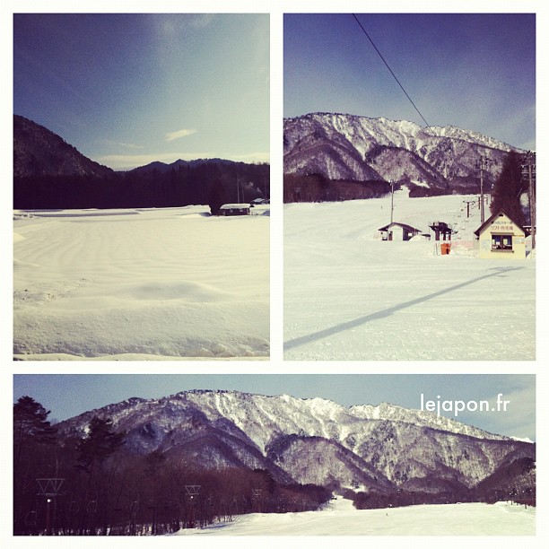 Station de ski Jiigatake dans les montagnes de Omachi a des faux airs de station fantôme…