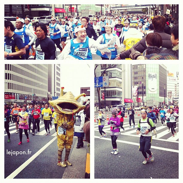 J’avais oublié que c’est le Marathon de Tokyo !