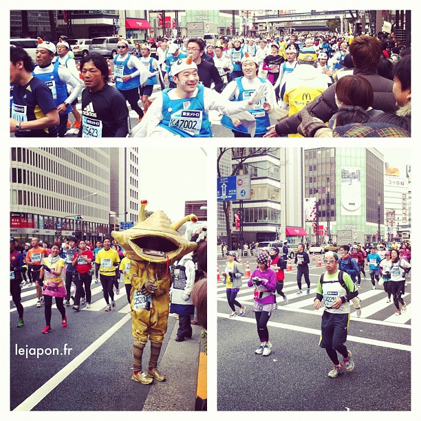 J’avais oublié que c’est le Marathon de Tokyo !
