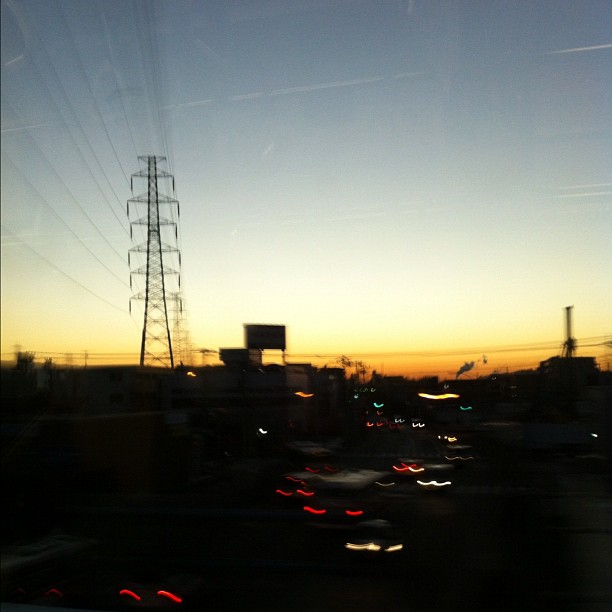 Aujourd’hui je me suis levé avant le soleil… 6h30 et en route pour une nouvelle aventure dans le Japon !