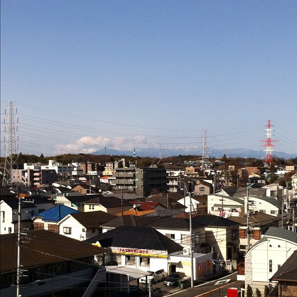 #fujireport : salaud de nuage juste devant le Fuji… Bon si j’ai ce temps demain pour le Tokyo Safari, ça sera parfait ;)