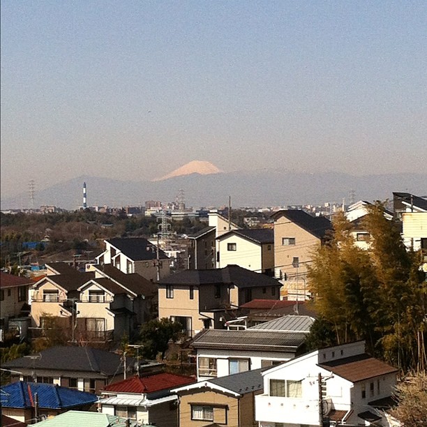#fujireport : visibilité quasi parfaite sur le Fuji ce matin. C’est un groupe @autrementljapon qui doit être heureux ;)