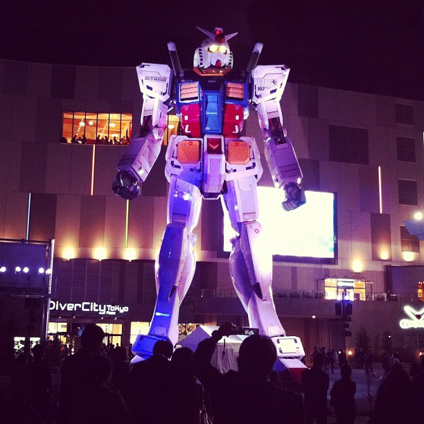 Le Gundam RX78 est de retour à Odaiba !