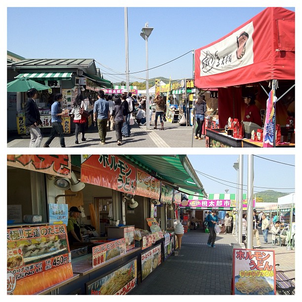 Ambiance dans les stations services pendant la Golden Week