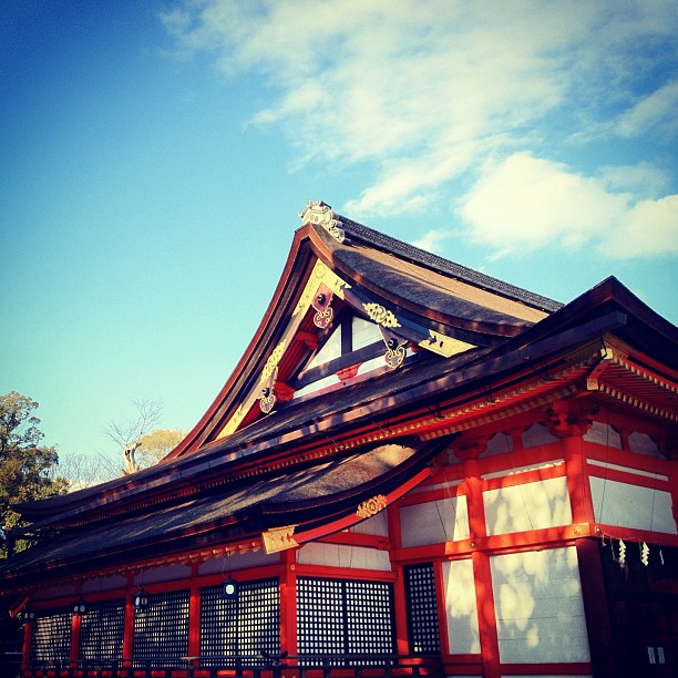 Le ciel bleu de Kyoto