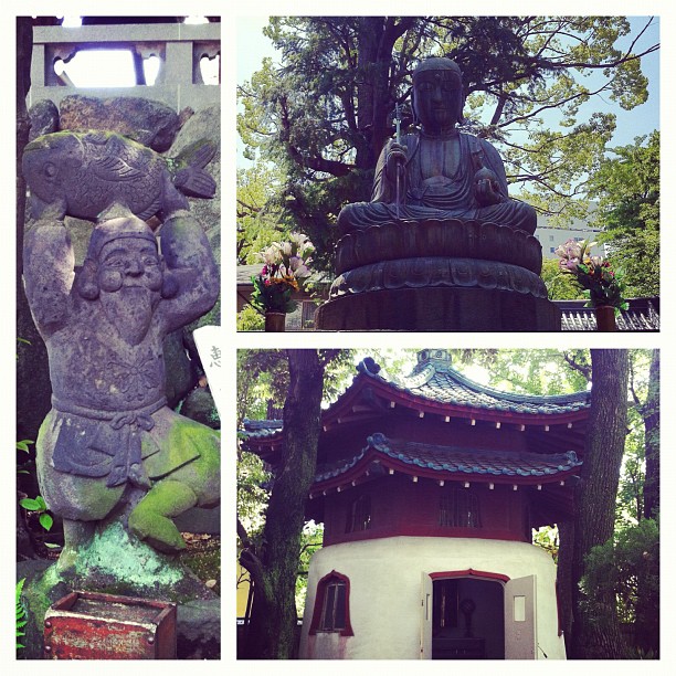 1er temple de ma balade du Tokaido : Honsenji et son bouddha protecteur des voyageurs