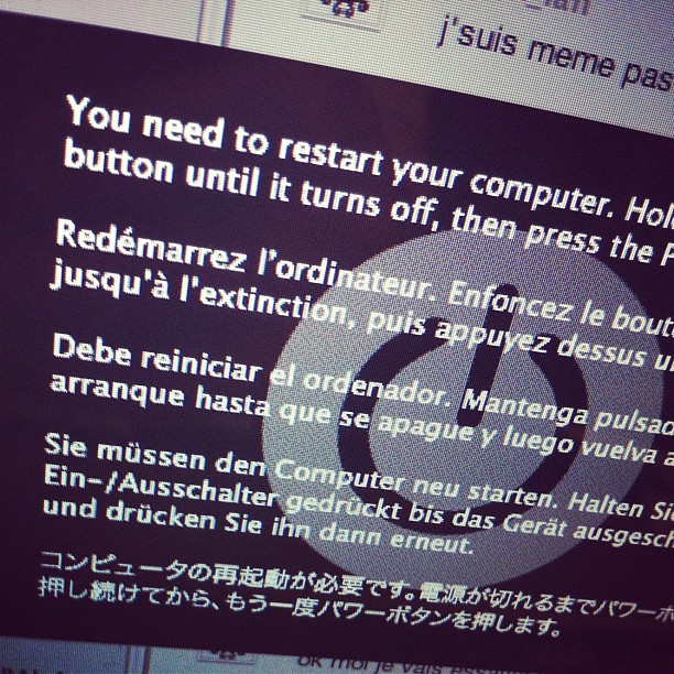 Vraiment marre d’utiliser un Mac ! Ça plante non-stop ! Win7 un seul plantage à ce jour…