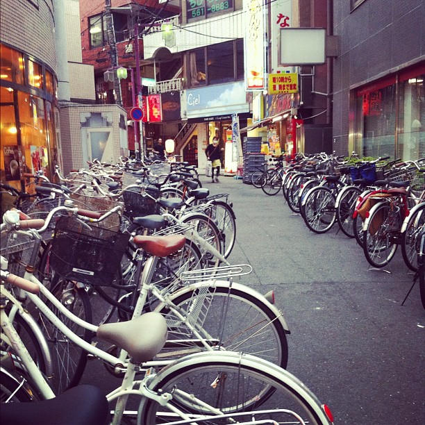 #japon : paradis des vélos enfer des voitures…