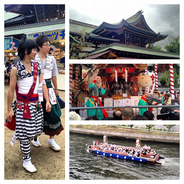 Tenjin Matsuri en direct d’Osaka