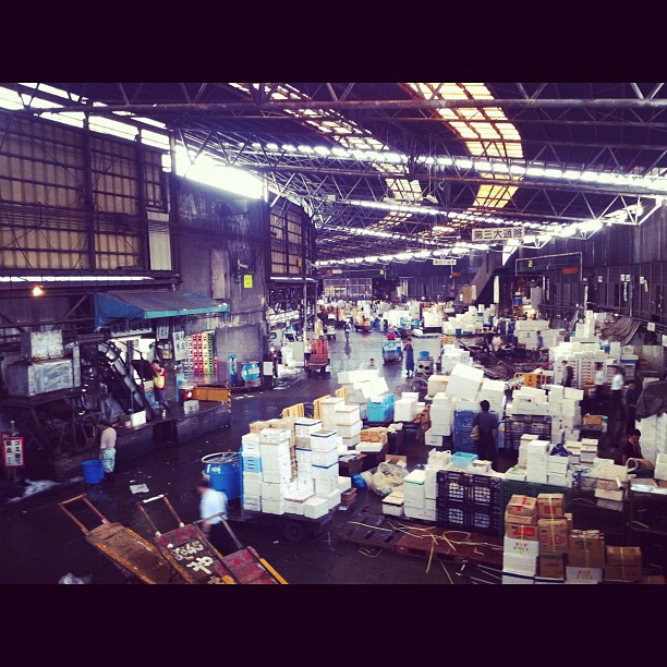 Dans 2 ans le marché aux poissons de Tsukiji aura disparut ! J’espère que vous l’avez déjà visité !