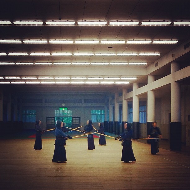 Kendo dans le Dojo du château d’Osaka