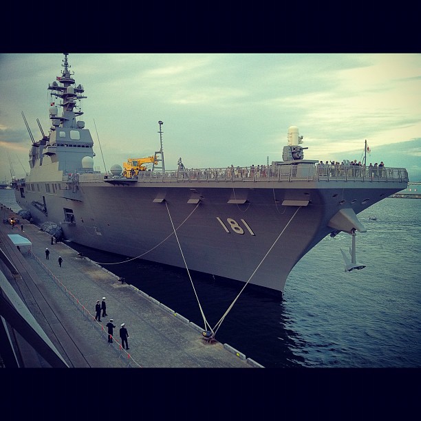 Je suis gâté ! Chaque fois que je vais à Osambashi j’ai droit à un géant des mers ! #Battleship