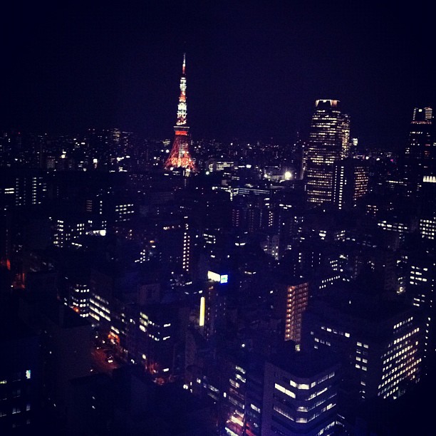 Bonne nuit avec la Tokyo Tower !