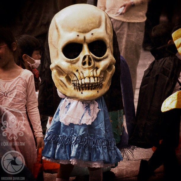 Halloween à Hiroshima. Le meilleur costume !