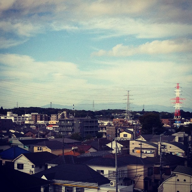 #fujireport : Fuji tout juste visible ce matin…