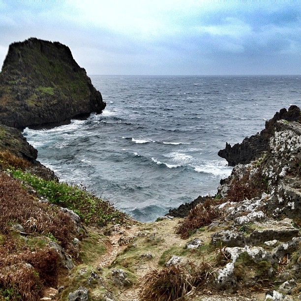 Mer agitée à Okinawa