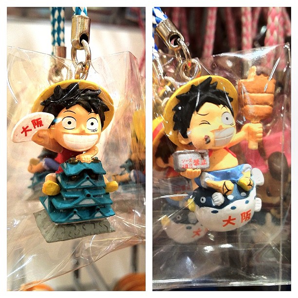 Souvenirs du dernier passage de Luffy à Osaka