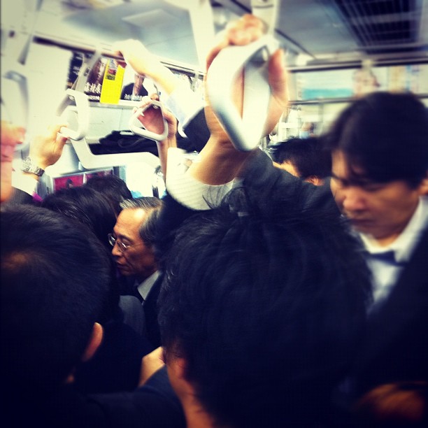 #toyokoreport : ligne Toyoko bien full ce matin !