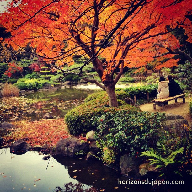 C’est l’automne aussi à Osaka. Le calme en plus :)