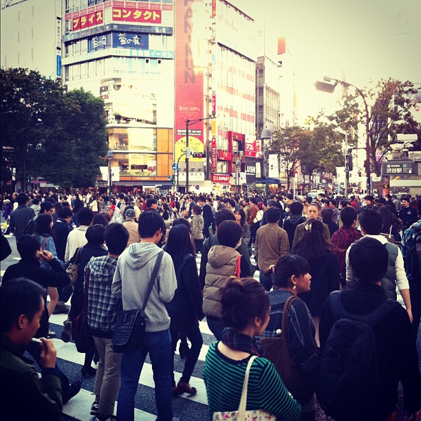 J’adore me balader dans les rues tokyoïtes… Mais le week-end… Argh…