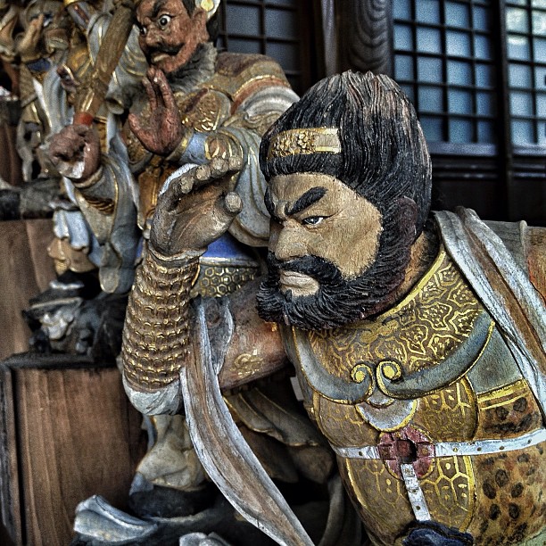 Échantillon d’un temple magnifique à Miyajima