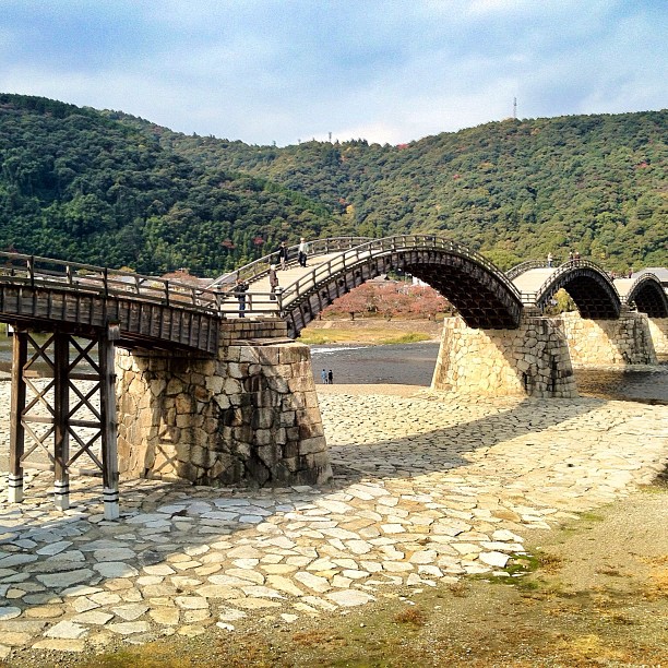 Le pont en arche Kintaikyo