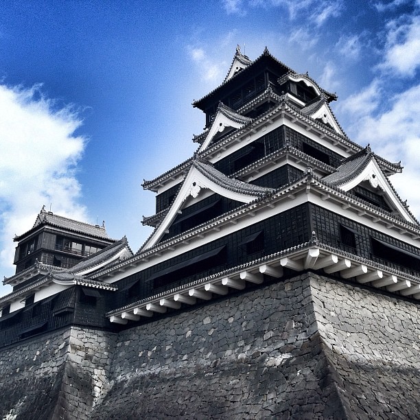 Le très beau château de Kumamoto