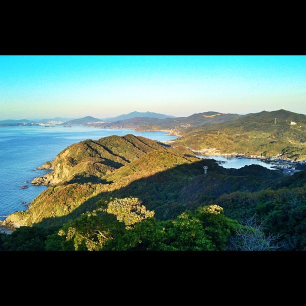 La mer, le ciel, la baie, les îles …