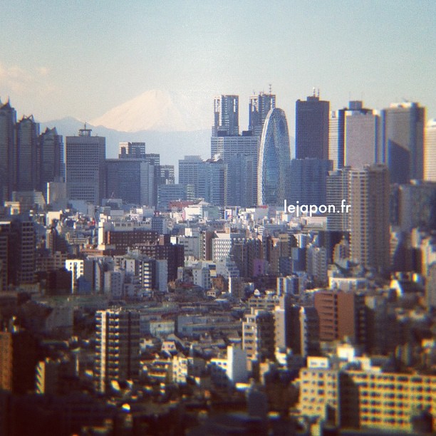 Tokyo l’hiver avec le Fuji San !