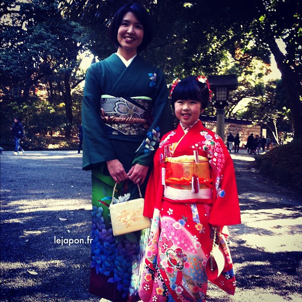 Ayumi chan et sa maman croisées au sanctuaire Meijijingu