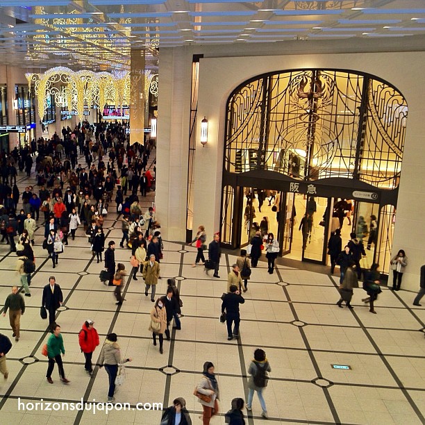 Un des nouveaux halls de la gare Hankyu d’Umeda