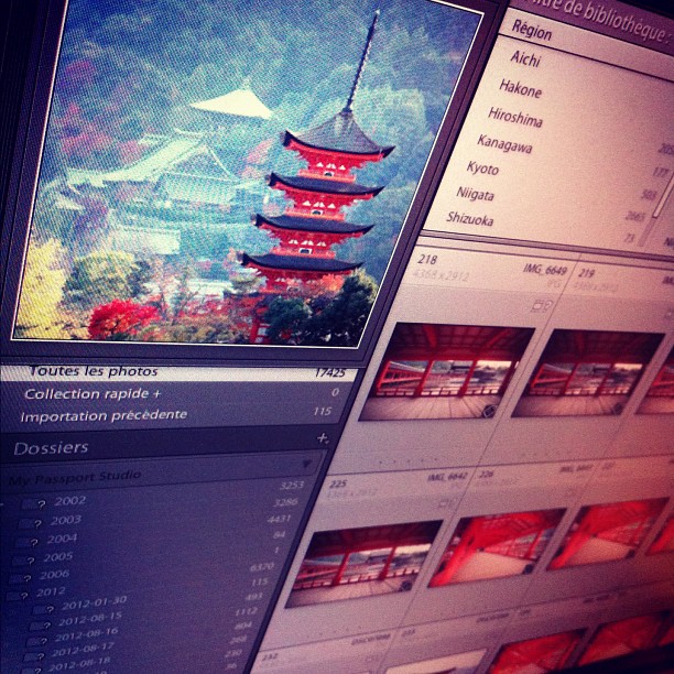J’ai fini par acheter Lightroom pour classer mes photos… Le gros morceau se situera entre 2007 et 2012… Mais je m’attaque d’abord à 2012 avant d’importer plus…
