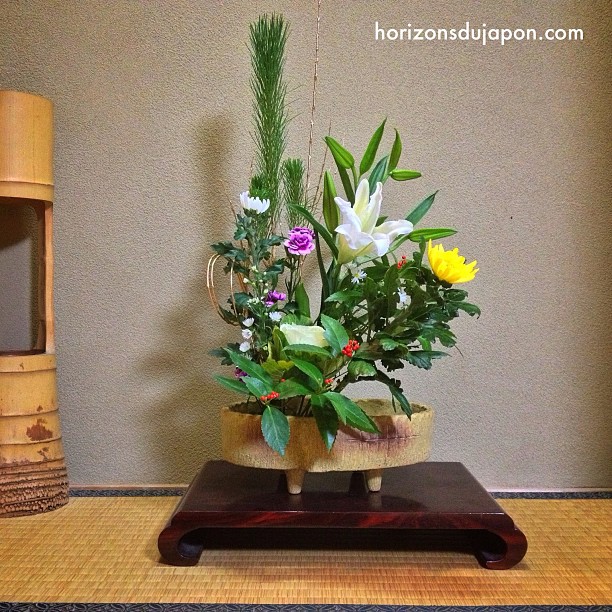 Pour en savoir plus sur cet Ikebana, rendez-vous sur www.horizonsdujapon.com
