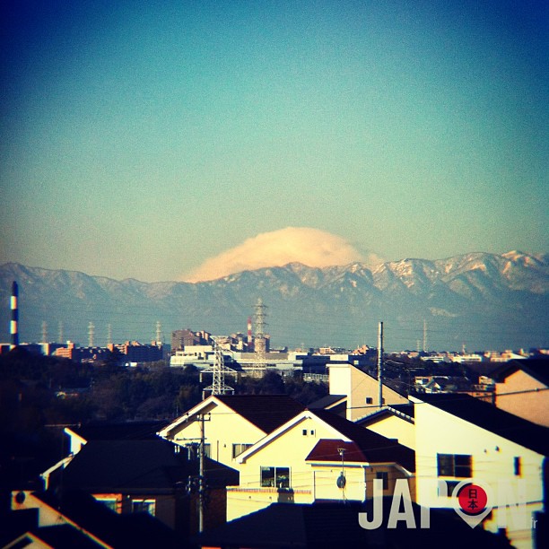 #fujireport : le Fuji ressemble à un gros gâteau ce matin