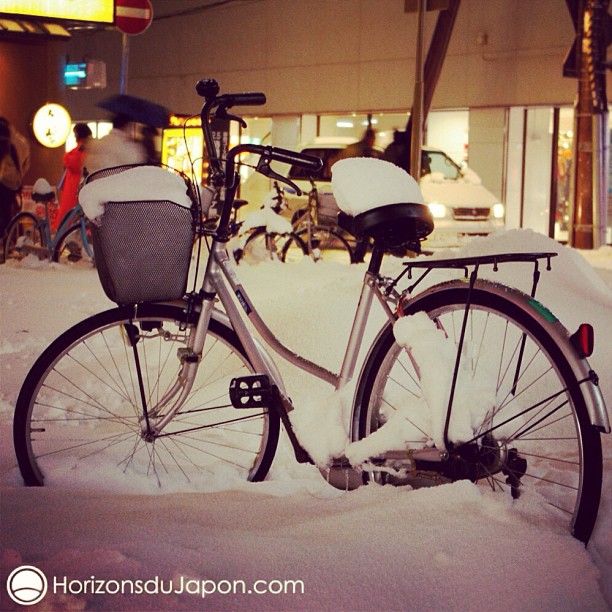 Voilà à quoi ressemblent les vélos l’hiver à Hokkaido