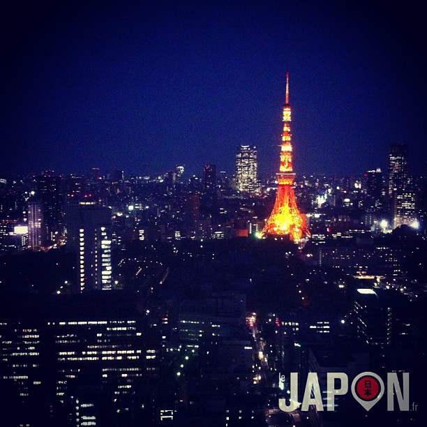 Bonne nuit de Tokyo ! Avec la Tokyo Tower :)