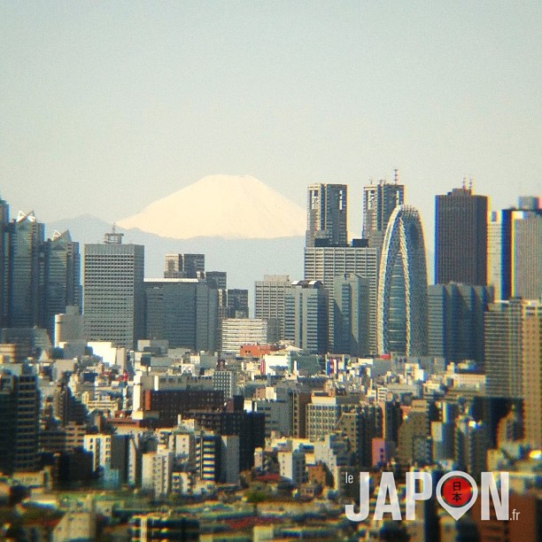 #fujireport : ça faisait longtemps… Conditions météo parfaites pour voir le Fuji aujourd’hui !