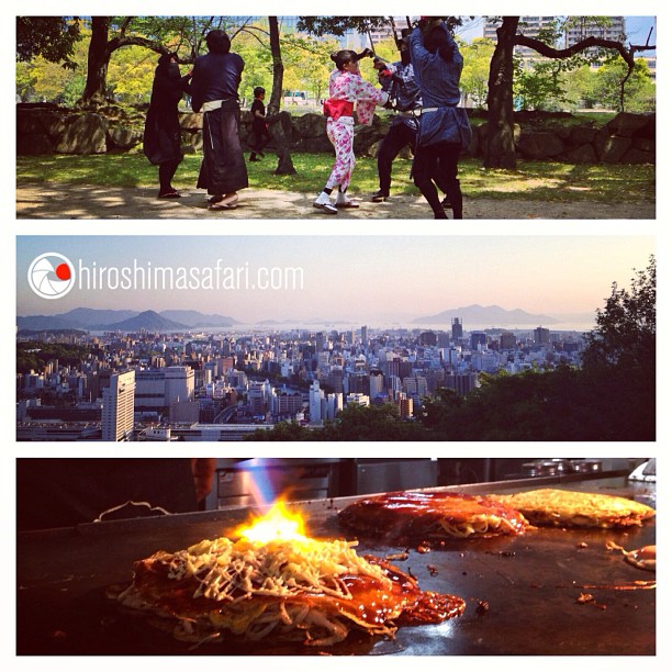 Hiroshima : ses ninjas, ses panoramas et ses okonomiyaki :)
