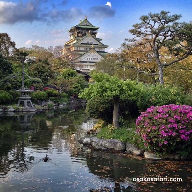 On vous a dit que le château d’Osaka était pas joli ? Bah, on vous a menti !