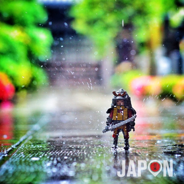 Tokyo Safari Samouraï sous la pluie avec @6ixreal