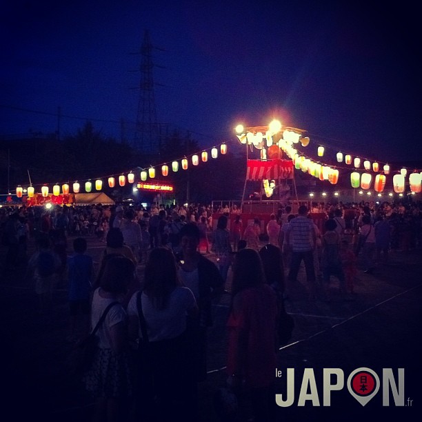 Ayé, l’été est vraiment là au Japon ! Obon Odori Night