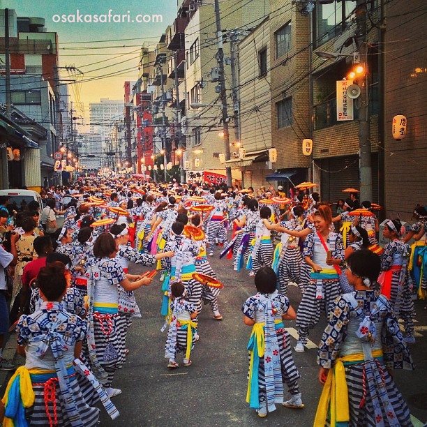 1er jour de la Tenjin Matsuri d’Osaka